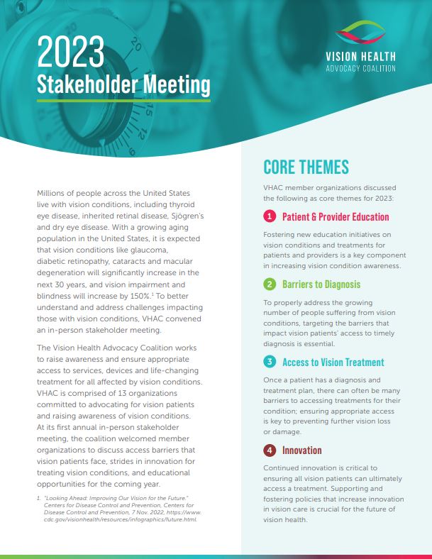 2023 Stakeholder Meeting Summary