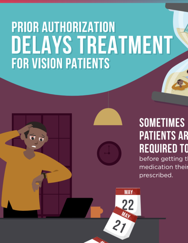 Infographic: Prior Authorization Delays Treatment for Vision Patients