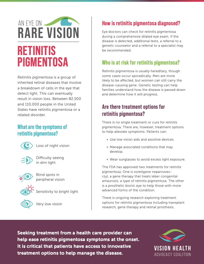 An Eye on Rare Vision: Retinitis Pigmentosa