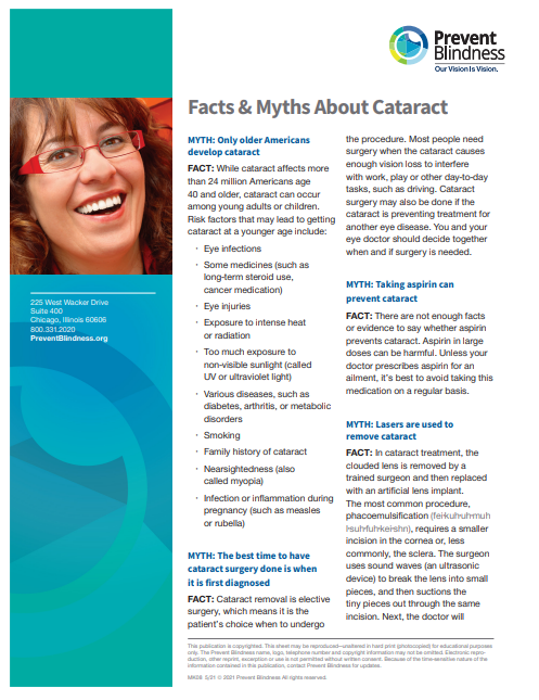 Facts & Myths About Cataract