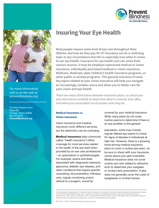 Insuring Your Eye Health