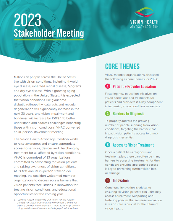2023 Stakeholder Meeting Summary